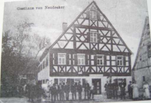 Gasthaus Freyung (Fam. Neudecker) anno 1912